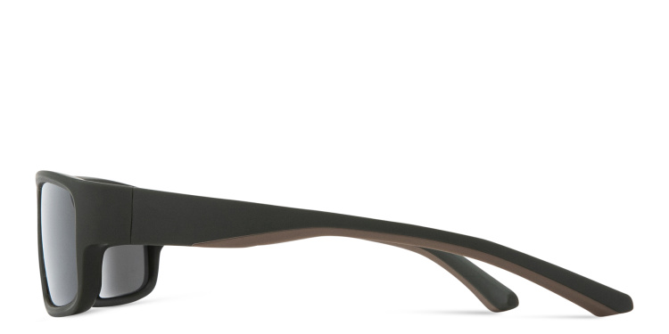 Shop SPIN ON8 Wide Rectangle Sunglasses in Green online.