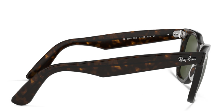 Shop Ray-Ban Wayfarer Unisex Square Sunglasses in Tortoise online.