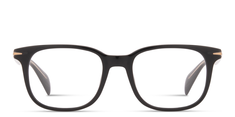 تسوق نظارات طبية مربّعة بشعار العلامة ديفيد بيكهام بلون أزرق أونلاين.