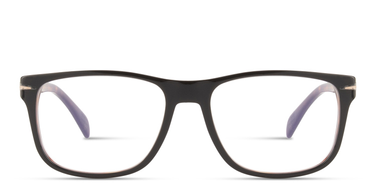 تسوق نظارات طبية كليب أون بإطار مستطيل واسع ديفيد بيكهام بلون مموه أونلاين.