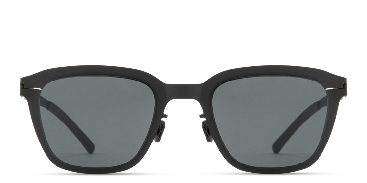 Shop MYKITA Avery Unisex Square Sunglasses in Black online.