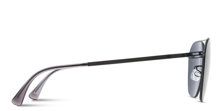 Shop MYKITA Amos Unisex Aviator Sunglasses in Black online.