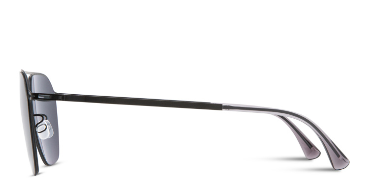 Shop MYKITA Amos Unisex Aviator Sunglasses in Black online.