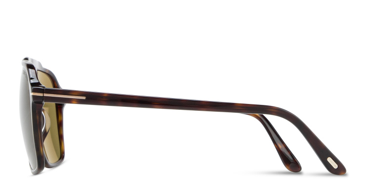 Shop TOM FORD Autari Aviator Sunglasses in Havana online.