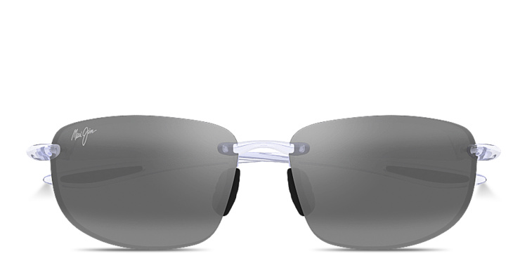 تسوق نظارات شمسية هوأوكيبا مستطيلة بدون إطار للجنسين ماوي جيم بلون شفاف أونلاين.