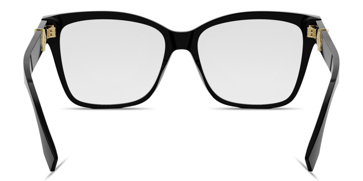 تسوق نظارات طبية أف أف دايموندز بإطار مربّع واسع فيندي بلون أسود أونلاين.