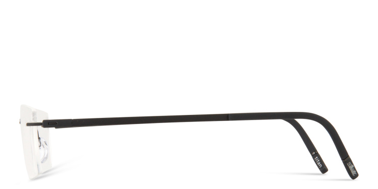 تسوق نظارات طبية ذا دون مربّعة بدون إطار سيلويت بلون أسود أونلاين.