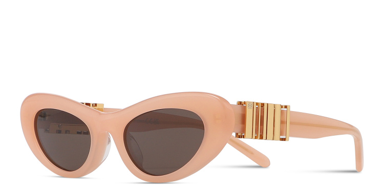 Shop LOEWE Slim Cat-Eye Sunglasses in Pink online.