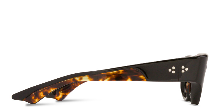 Shop JACQUES MARIE MAGE Seymour Cat-Eye Sunglasses in Black online.