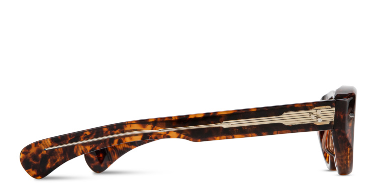 Shop JACQUES MARIE MAGE Krasner Unisex Oval Sunglasses - Limited Production of 450 Pieces in Havana online.