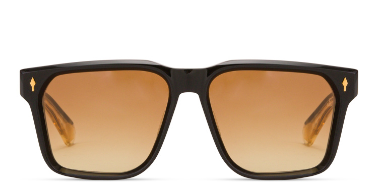 Shop JACQUES MARIE MAGE Lucknow Unisex Square Sunglasses in Black online.