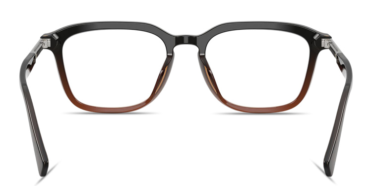 تسوق نظارات طبية مربّعة للجنسين برونيلو كوتشينيلي بلون بني أونلاين.