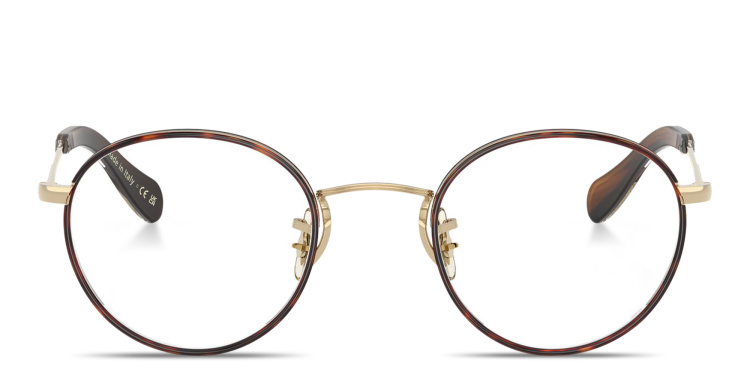 تسوق نظارات طبية كولريدچ II طراز بانتوس أوليفر بيبلز بلون ذهبي أونلاين.