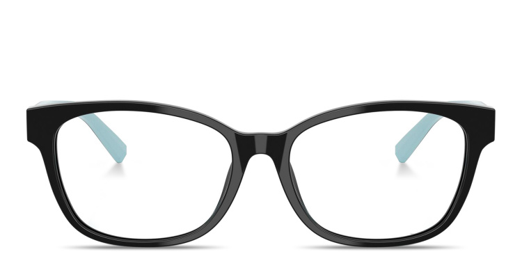 تسوق نظارات طبية مربّعة واسعة بشعار تي تيفاني أند كو بلون أسود أونلاين.