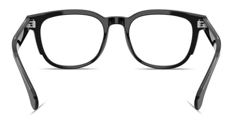تسوق نظارات طبية مربّعة للجنسين بتوقيع العلامة مونكلير بلون أسود أونلاين.