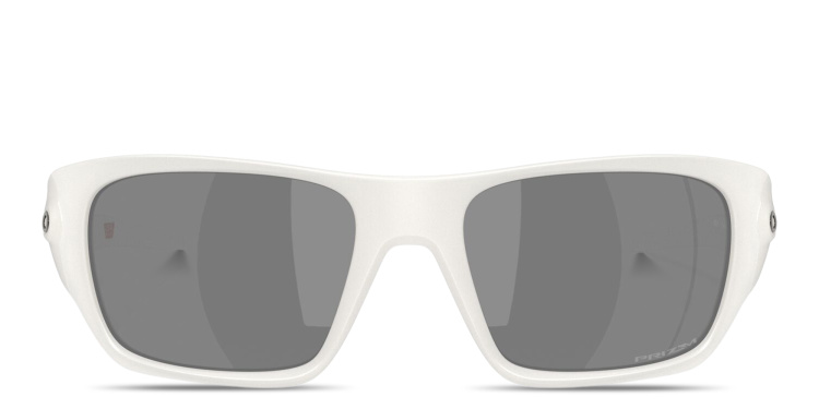 Shop Oakley Masseter Rectangle Sunglasses in White online.