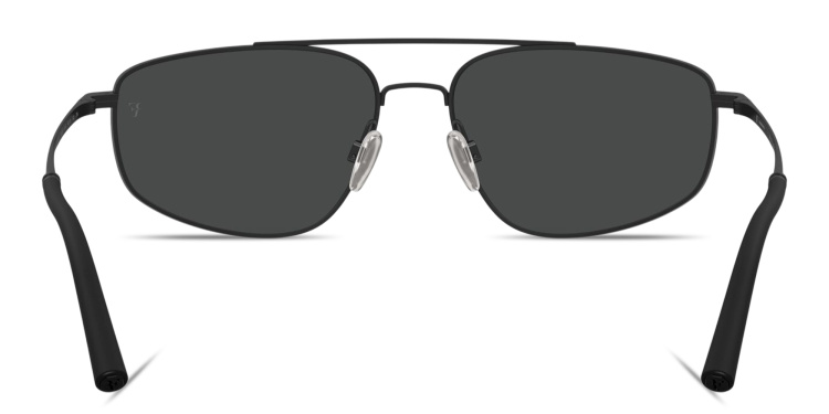 تسوق نظارات شمسية طراز أفياتور للجنسين أوليفر بيبلز بلون أسود أونلاين.