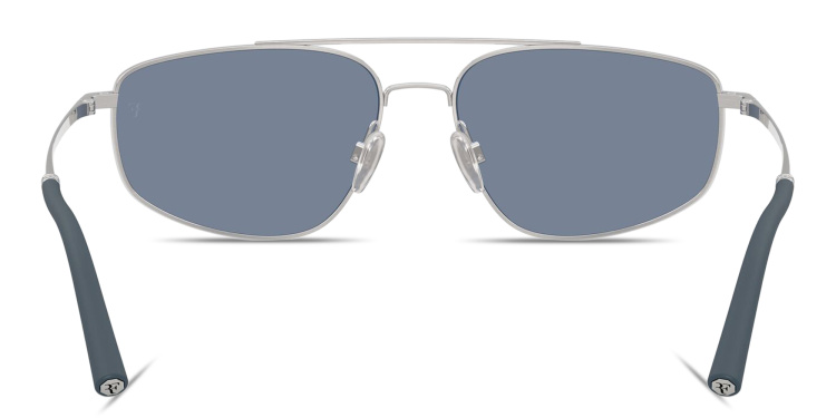تسوق نظارات شمسية طراز أفياتور للجنسين أوليفر بيبلز بلون فضي أونلاين.