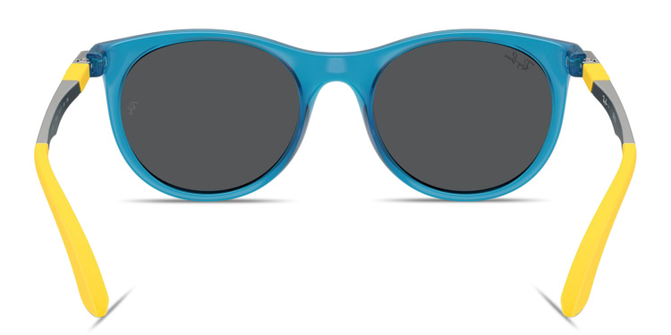 Shop Ray-Ban Junior Kids Panthos Sunglasses in Blue online.