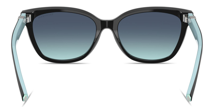 تسوق نظارات شمسية تيفاني تي طراز كات آي تيفاني أند كو بلون أسود أونلاين.