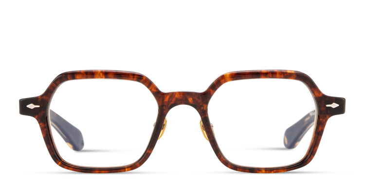 Shop JACQUES MARIE MAGE Holden Unisex Square Eyeglasses in Havana online.