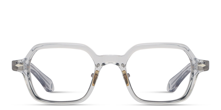 Shop JACQUES MARIE MAGE Holden Unisex Square Eyeglasses in Clear online.