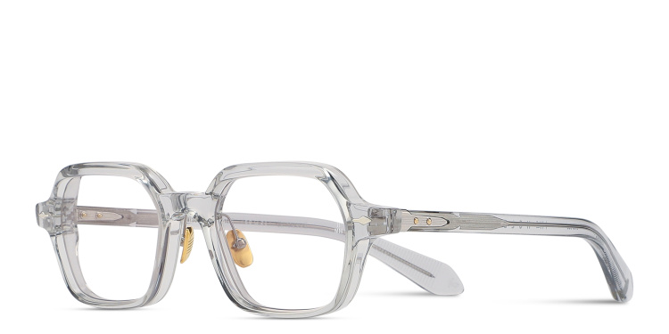 Shop JACQUES MARIE MAGE Holden Unisex Square Eyeglasses in Clear online.