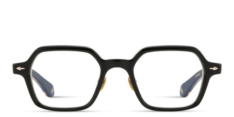 Shop JACQUES MARIE MAGE Holden Unisex Square Eyeglasses in Black online.