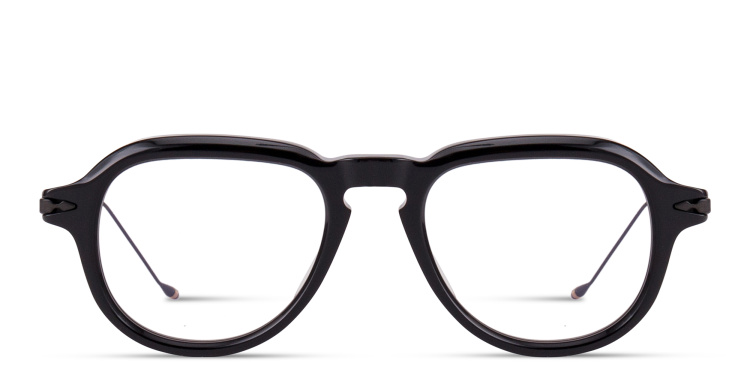 Shop JACQUES MARIE MAGE Jenkins Unisex Aviator Eyeglasses in Black online.