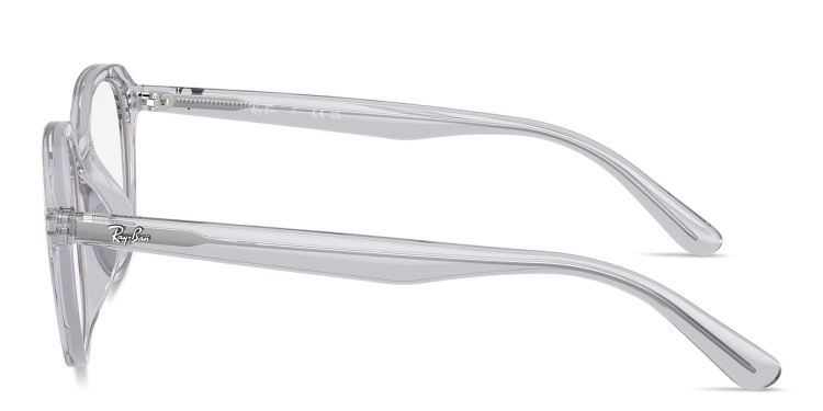 Shop Ray-Ban Optics Square Eyeglasses in Grey online.