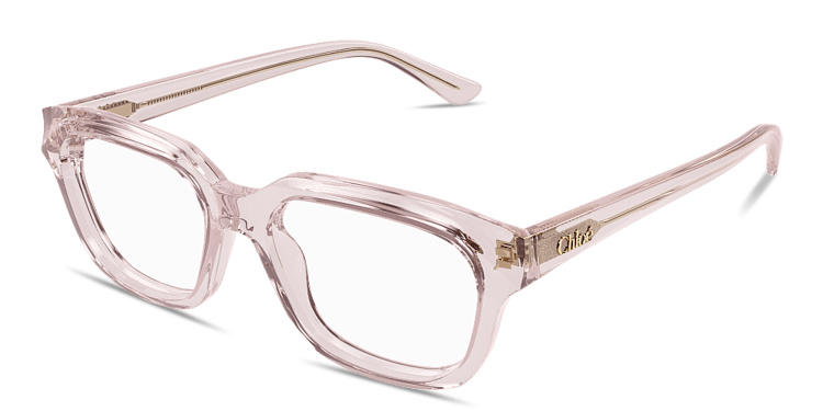 تسوق نظارات طبية مستطيلة بتوقيع العلامة كلوي بلون زهري أونلاين.