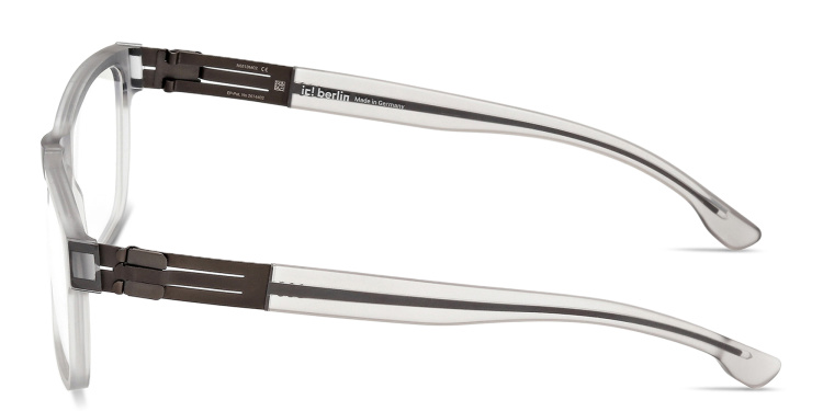 تسوق نظارات طبية ميتا بإطار مربّع واسع آي سي برلين بلون رمادي أونلاين.