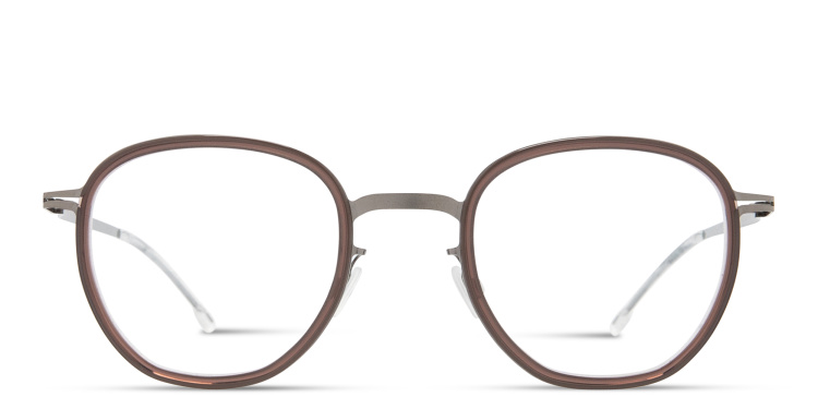 Shop MYKITA Kiva Unisex Irregular Eyeglasses in Grey online.