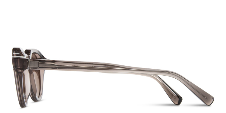 Shop MYKITA Kimber Unisex Round Sunglasses in Brown online.