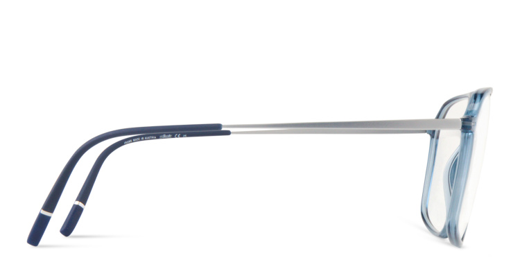 تسوق نظارات طبية إيلوجن لايت طراز أفياتور سيلويت بلون أزرق أونلاين.