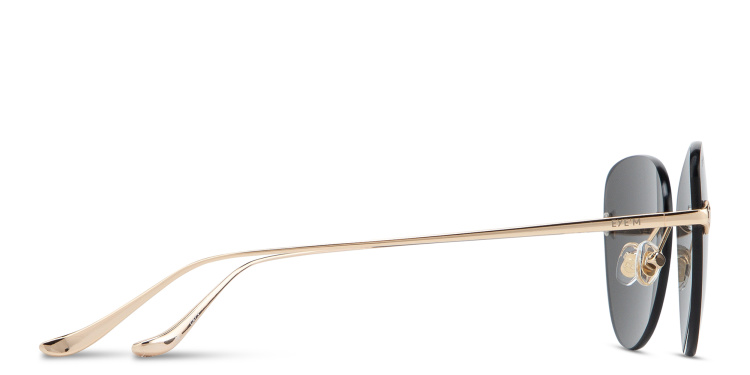 تسوق نظارات شمسية طراز كات آي بدون إطار EYE'M بلون ذهبي أونلاين.