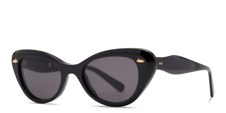 Shop SESTINI Quattordici Cat-Eye Sunglasses in Black online.