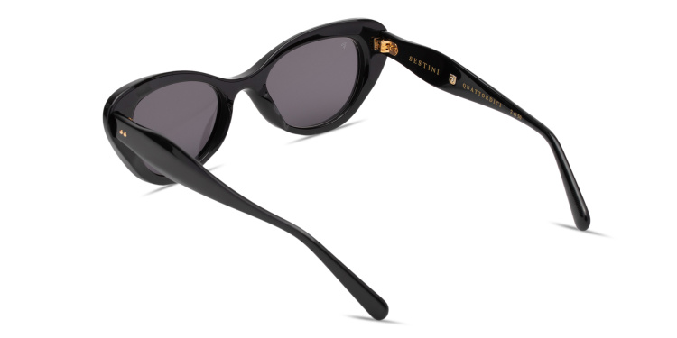Shop SESTINI Quattordici Cat-Eye Sunglasses in Black online.
