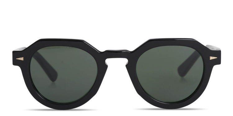 Shop AHLEM Grenelle Unisex Panthos Sunglasses in Black online.