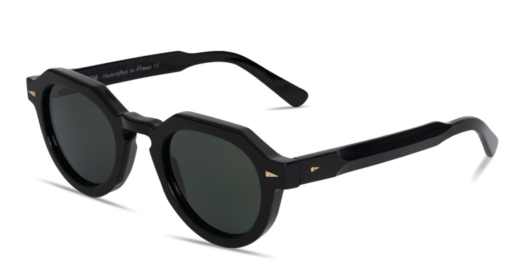 Shop AHLEM Grenelle Unisex Panthos Sunglasses in Black online.