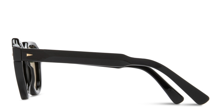 Shop AHLEM Grenelle Unisex Panthos Sunglasses in Black online.