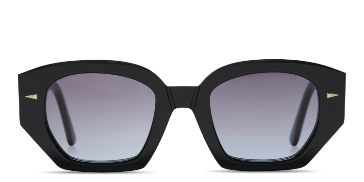 Shop AHLEM Constantine Cat-Eye Sunglasses in Black online.