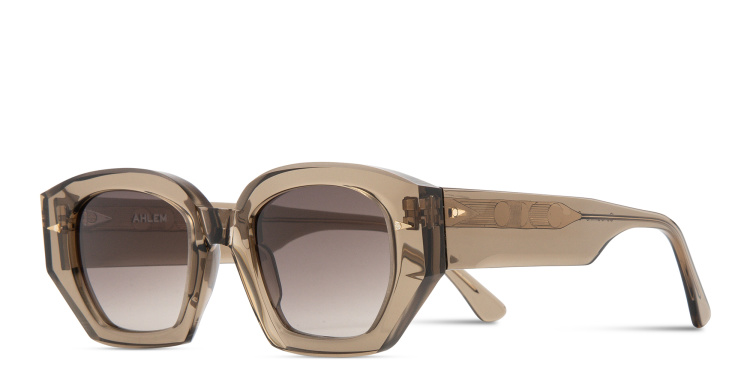 Shop AHLEM Constantine Cat-Eye Sunglasses in Grey online.