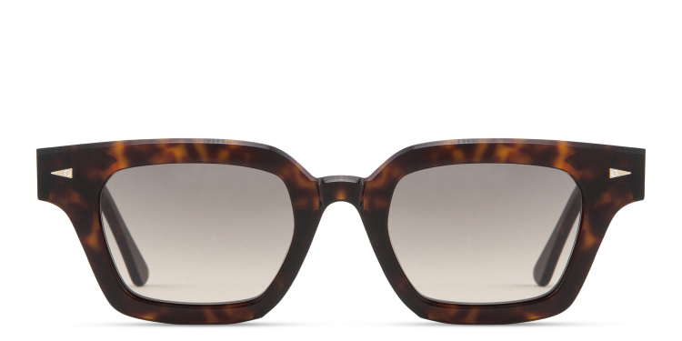 Shop AHLEM Limited Edition Boétie Rectangle Sunglasses in Tortoise online.