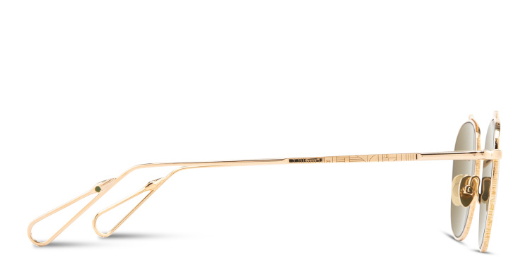 Shop AHLEM Belleville Unisex Panthos Sunglasses in Pink online.