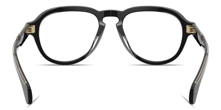 تسوق نظارات طبية طراز أفياتور بتوقيع العلامة مونكلير بلون أسود أونلاين.