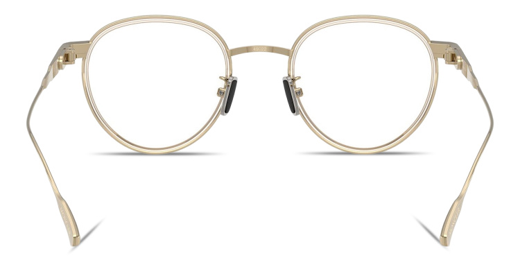 تسوق نظارات طبية طراز بانتوس للجنسين بشعار العلامة مونكلير بلون ذهبي أونلاين.