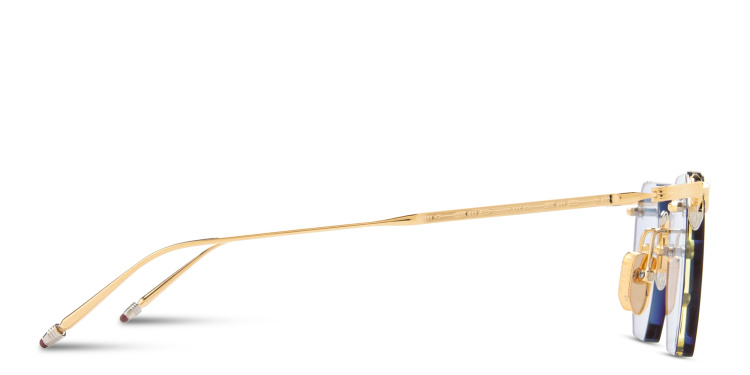 تسوق نظارات شمسية إيل دورادو غير منتظمة بدون إطار للجنسين - إنتاج محدود من 500 قطعة جاك ماري ماج بلون ذهبي أونلاين.