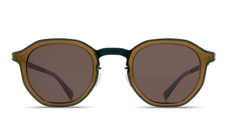 Shop MYKITA Sawyer Round Sunglasses in Grey online.