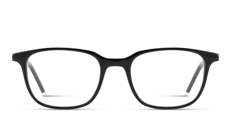 Shop EYE'M Logo Signature Square Eyeglasses in Black online.
